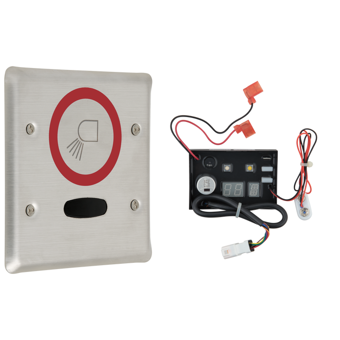 Commercial Instit Parts 061209A Wallmount Sensor Trim Kit (Red) less Spout