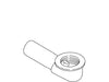 KOHLER Elbow & Tube Sa, Drain, 1.5"