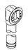 KOHLER Elbow & Tube Sa, Overflow, 1.5"