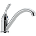 Delta 134 / 100 / 300 / 400 Series 101 Single Handle Kitchen Faucet - Chrome
