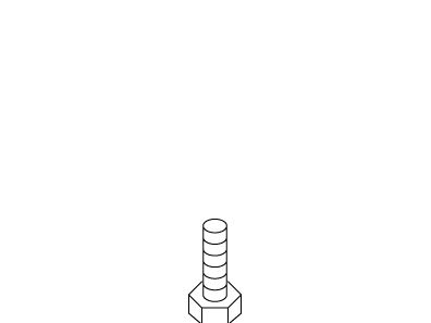 KOHLER Bolt, Hex Hd, Metric