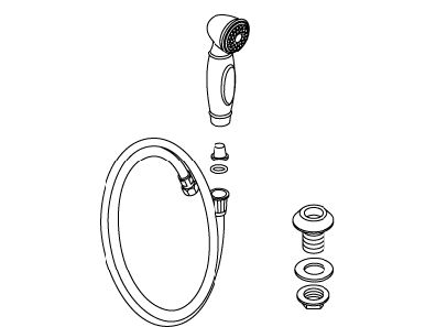 KOHLER Sidespray Assembly