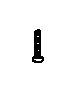 KOHLER Screw, 6-32 X .875, Countersunk