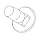 KOHLER Bolt, 1/4-20 X .63 Rd. Hd. Sq. Neck