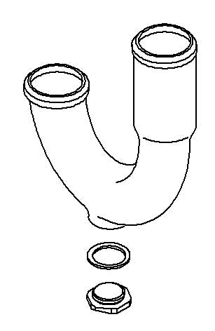 KOHLER Assembly, P-Trap