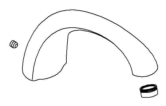 KOHLER Spout Assembly, D-M