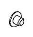KOHLER Screw, 10-24X.1875, Button