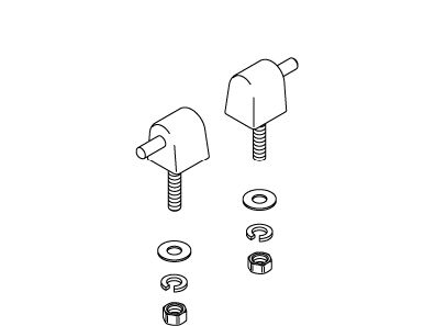 KOHLER Check Hinge Toilet Seat Hinge Pack