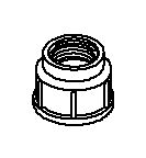 KOHLER Nut, Bottle