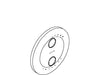 KOHLER Escutcheon, Stacked