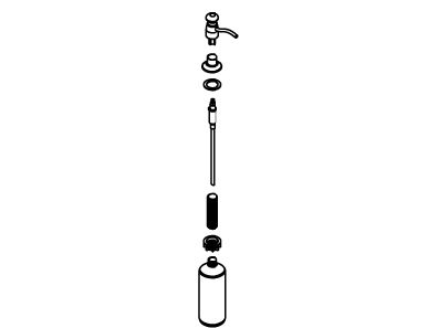 KOHLER Assembly, Soap/Lotion Dispenser