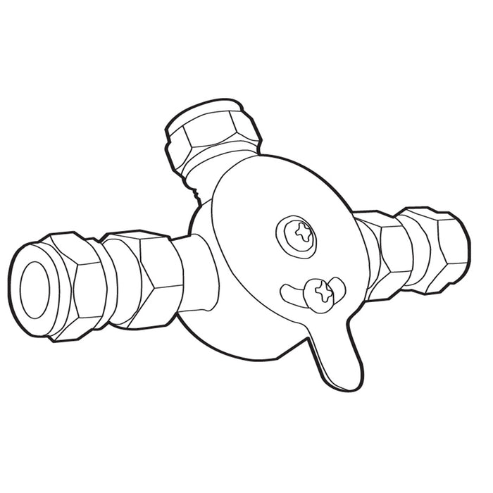 Moen Commercial 104424 Mixing valve with check valves