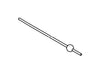 KOHLER Drain Rod, With Overmold (Exposed)