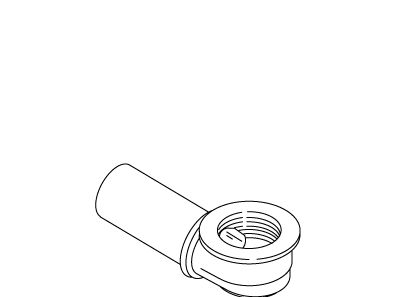 KOHLER Elbow & Tube Sa, Drain, 1.5"
