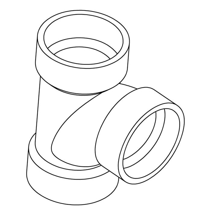 KOHLER Pvc Tee - 1 1/2" Sch. 40
