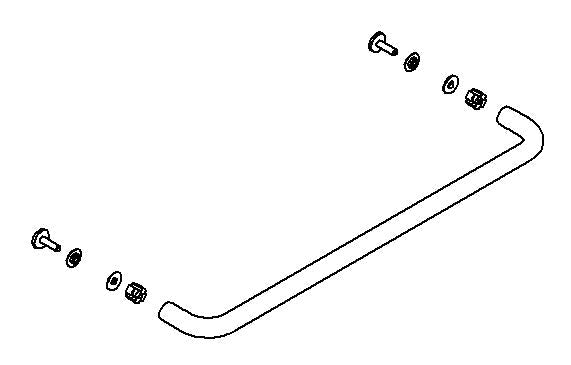 KOHLER K-1057704-01 Towel Bar Kit 24"