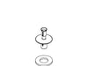 KOHLER GASKET AND STOP KIT