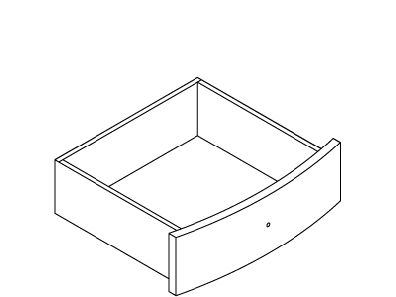 KOHLER Drawer Box, W/Front