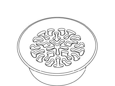 KOHLER Trim Ring, Grid Drain