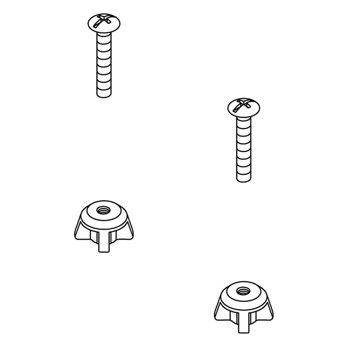 KOHLER Hardware Pack, Toilet Seat