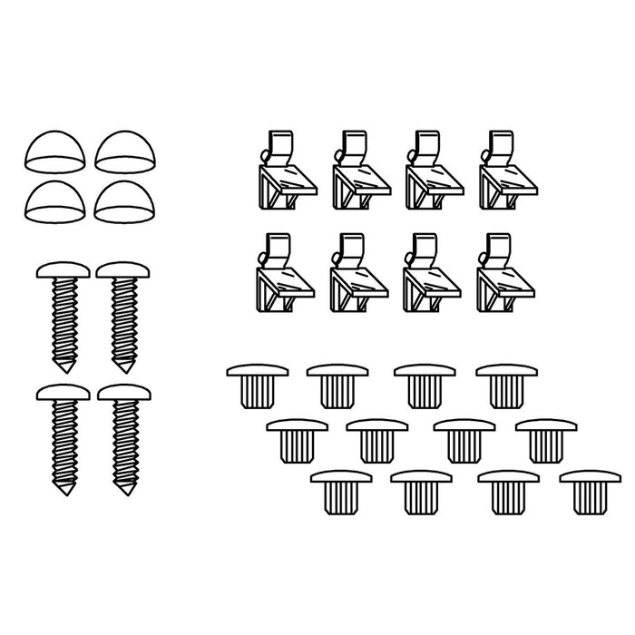 KOHLER Hardware For Clr With L Clips