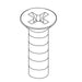 KOHLER 10-24 Brass Screw