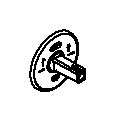 KOHLER Plate, Wall Mount