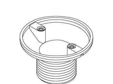 KOHLER Strainer Body Round