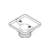 KOHLER Strainer Body Square