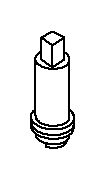 KOHLER Valve Stem For Loose Key