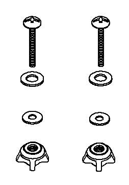 KOHLER Toilet Seat Hardware Kit