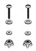 KOHLER Toilet Seat Hardware Kit