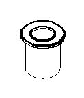 KOHLER Nut, Showerhead, 2.5 Gpm, China