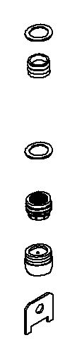 KOHLER Aerator Kit, 1.5, V-R W/Wrench