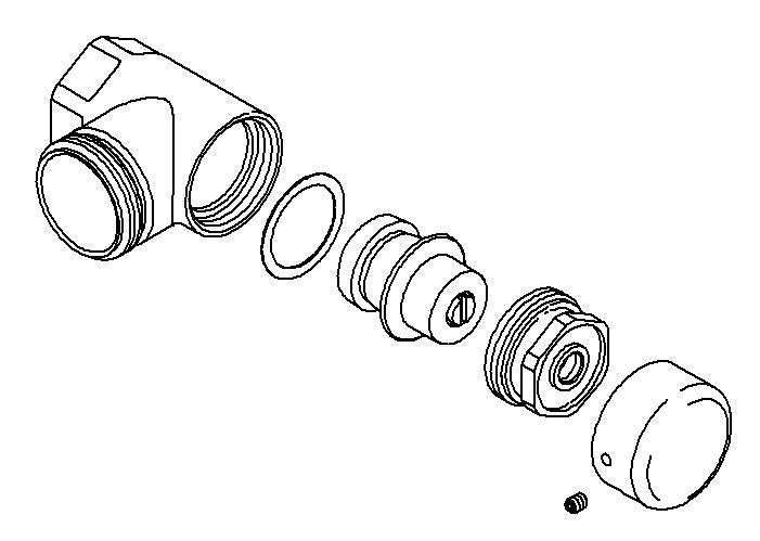 KOHLER Stop Valve, 1"