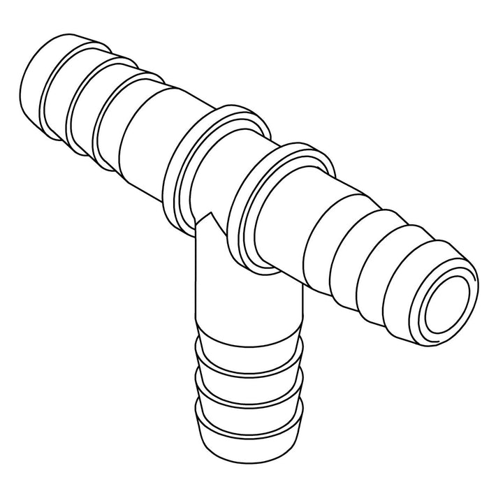 KOHLER 25R Fitting Union Tee, 3/8"