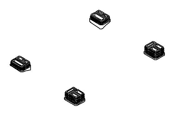 KOHLER LID BUMPERS SERVICE KIT