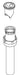 KOHLER Vacuum Breaker Assembly, 1-1/4"