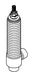 KOHLER 1/2" Valve Assembly, Hot