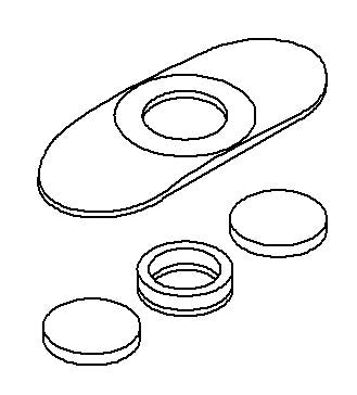 KOHLER Escutcheon Kit