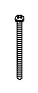 KOHLER Screw, 8-32 Sems X 2.50, Pan