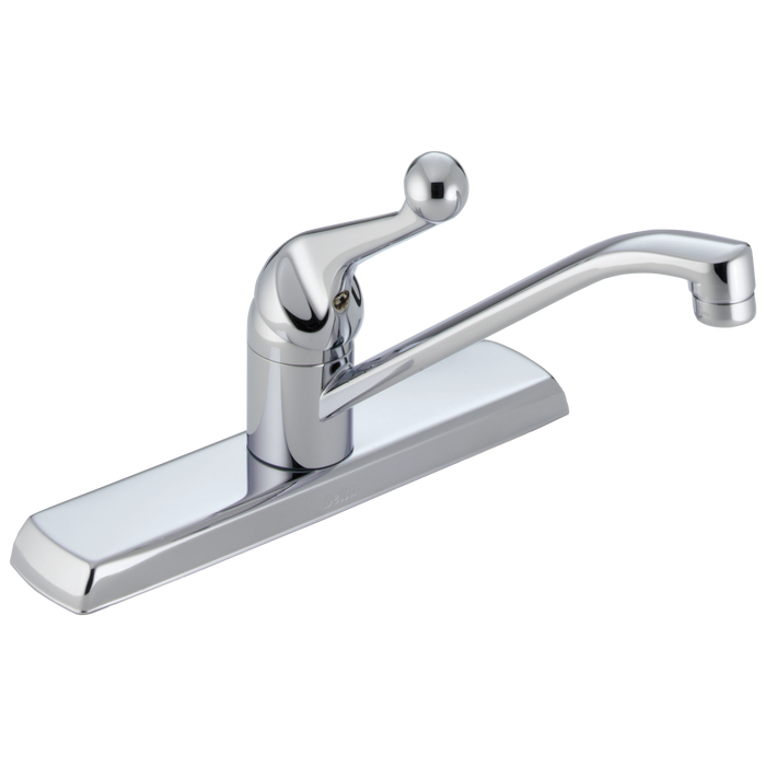 Delta 134 / 100 / 300 / 400 Series 120LF Single Handle Kitchen Faucet - Chrome