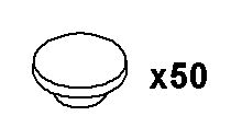 KOHLER Service Kit, Plugs