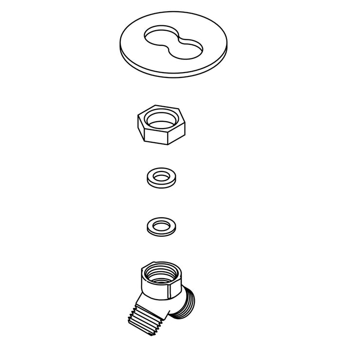 KOHLER Kit,Tee,Nut & Washer