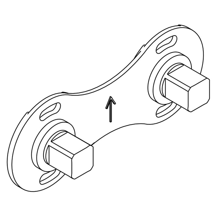 KOHLER Plate, Wall Mount