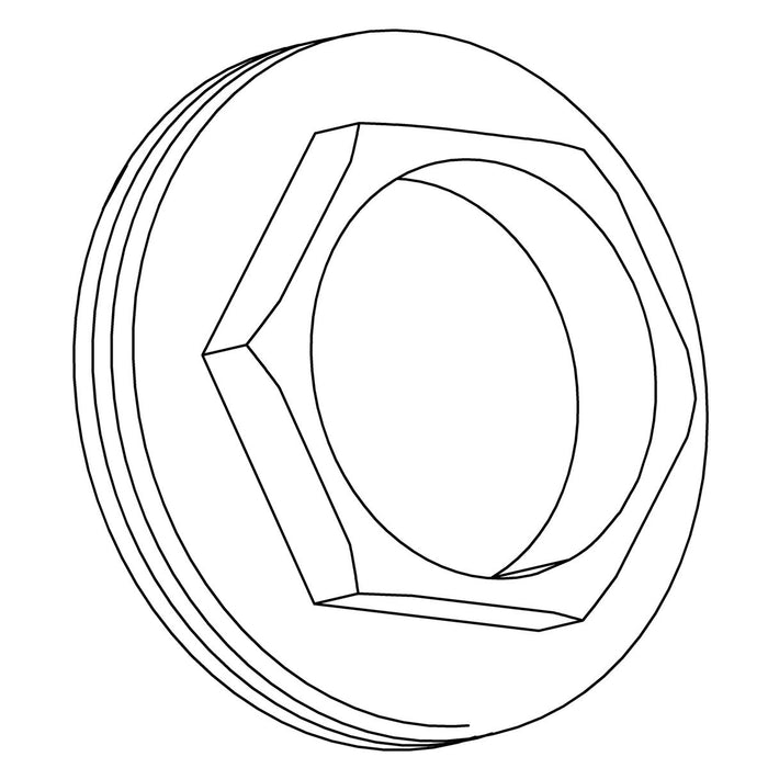 KOHLER Nut, Hex, M33 X 1.5-6G