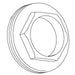 KOHLER Nut, Hex, M33 X 1.5-6G