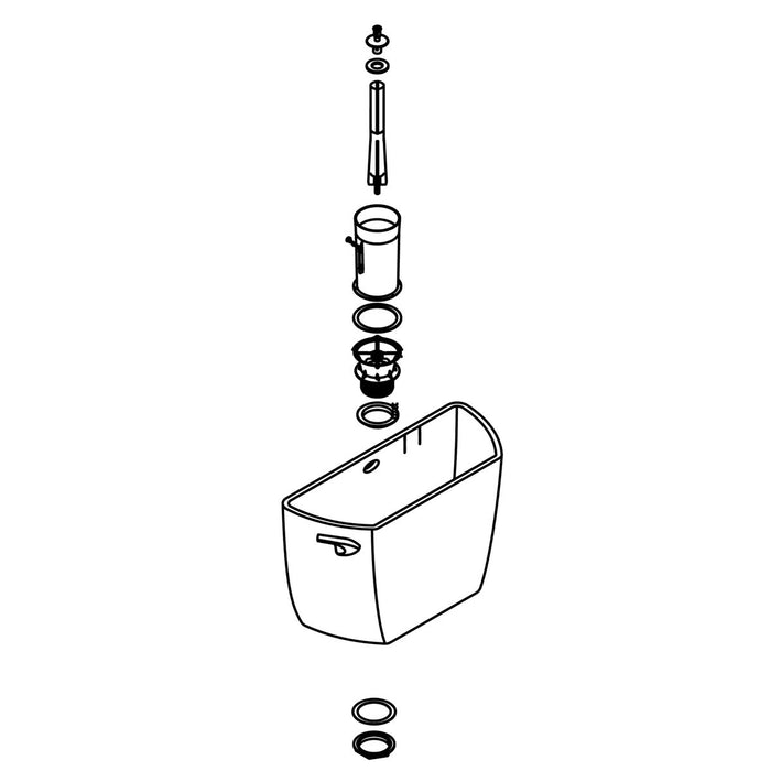 KOHLER FLUSH VALVE KIT, 1.0