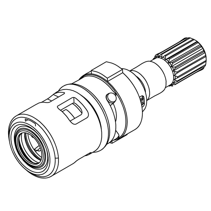KOHLER Valve, Quarter Turn, 15 MM, HOT