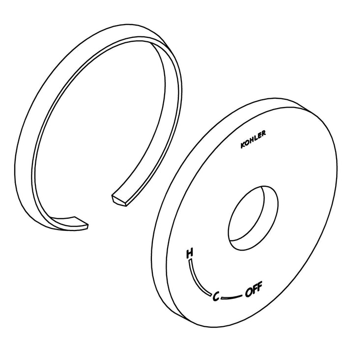 KOHLER Escutcheon Kit